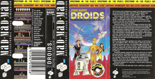 Star Wars: Droids box art for ZX Spectrum